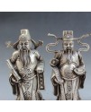 白銅福祿壽三星 白銅福祿壽三星